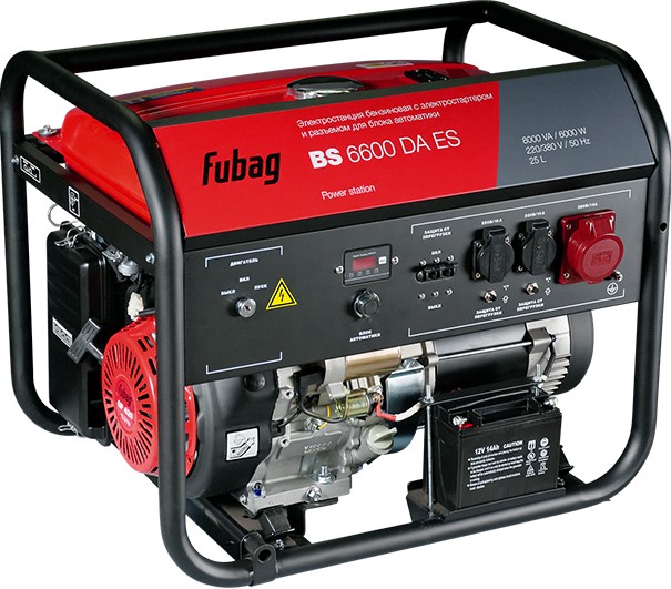 Бензиновый генератор FUBAG BS 6600 DA ES
