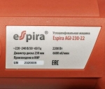 УШМ 230 мм для резки и шлифовки металла Espira AGI-230-22